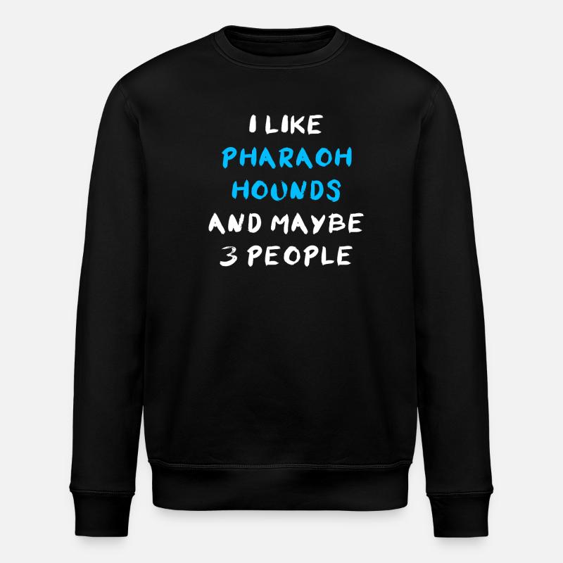 Pharaoh Hound - Stanley/Stella ROLLER Unisex Organic Sweatshirt - black