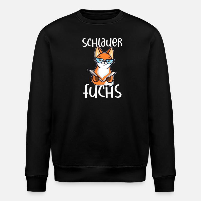 Renard rusé - Sweat bio ROLLER Stanley/Stella Unisexe - noir