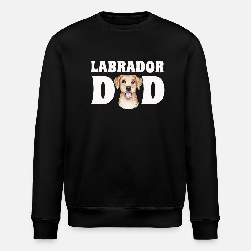 Papa Labrador - Sweat bio ROLLER Stanley/Stella Unisexe - noir