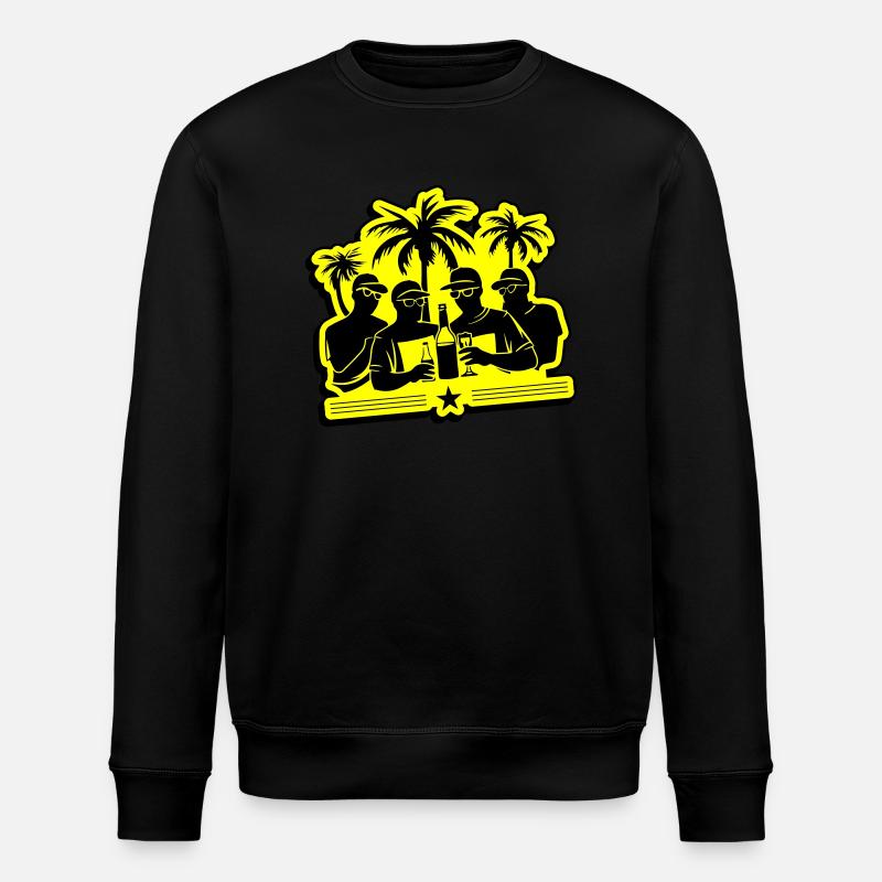 Party Team Urlaub - Stanley/Stella Unisex Bio-Sweatshirt ROLLER - Schwarz