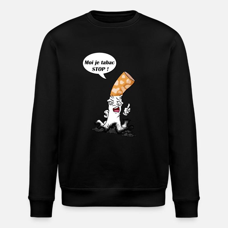 Zigarettentyp 4 - Stanley/Stella Unisex Bio-Sweatshirt ROLLER - Schwarz