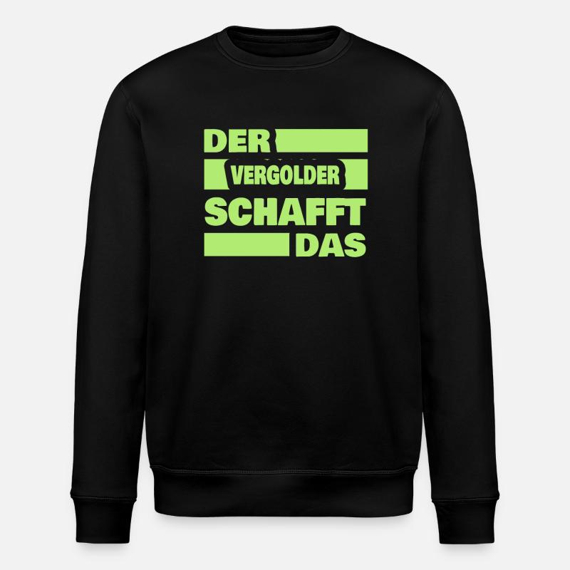 Travaux des doreurs - Sweat bio ROLLER Stanley/Stella Unisexe - noir