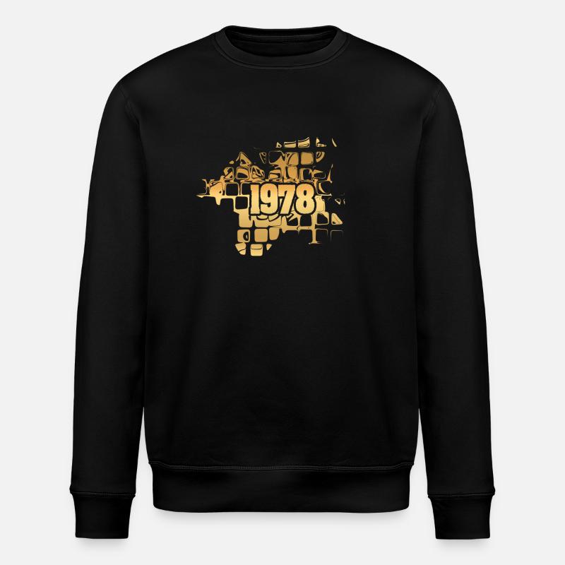 Gold 1978 - Stanley/Stella Unisex Bio-Sweatshirt ROLLER - Schwarz