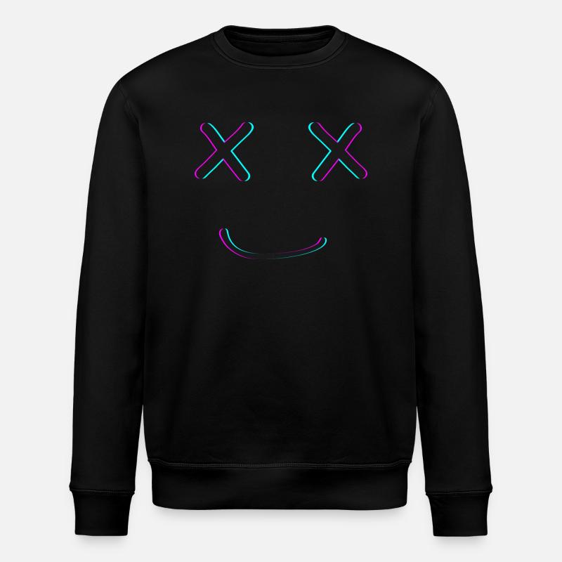 X_X Smile - Stanley/Stella ROLLER Unisex Organic Sweatshirt - black