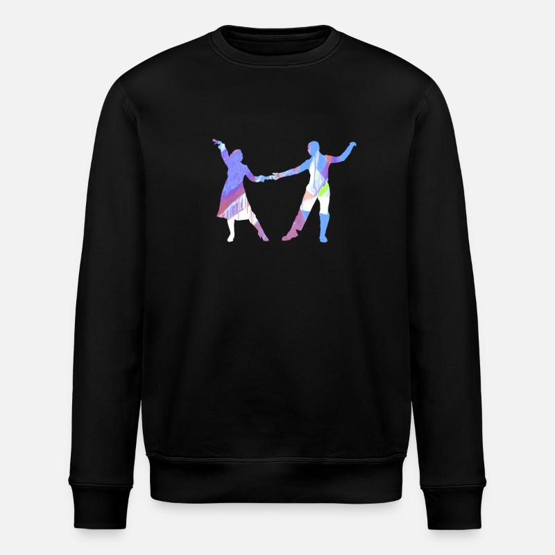 Couple Dance, Dancer, Dancing, Graffiti,Couple - Stanley/Stella ROLLER Unisex Organic Sweatshirt - black