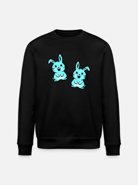 Easter Bunny Easter - Stanley/Stella ROLLER Unisex Organic Sweatshirt - black