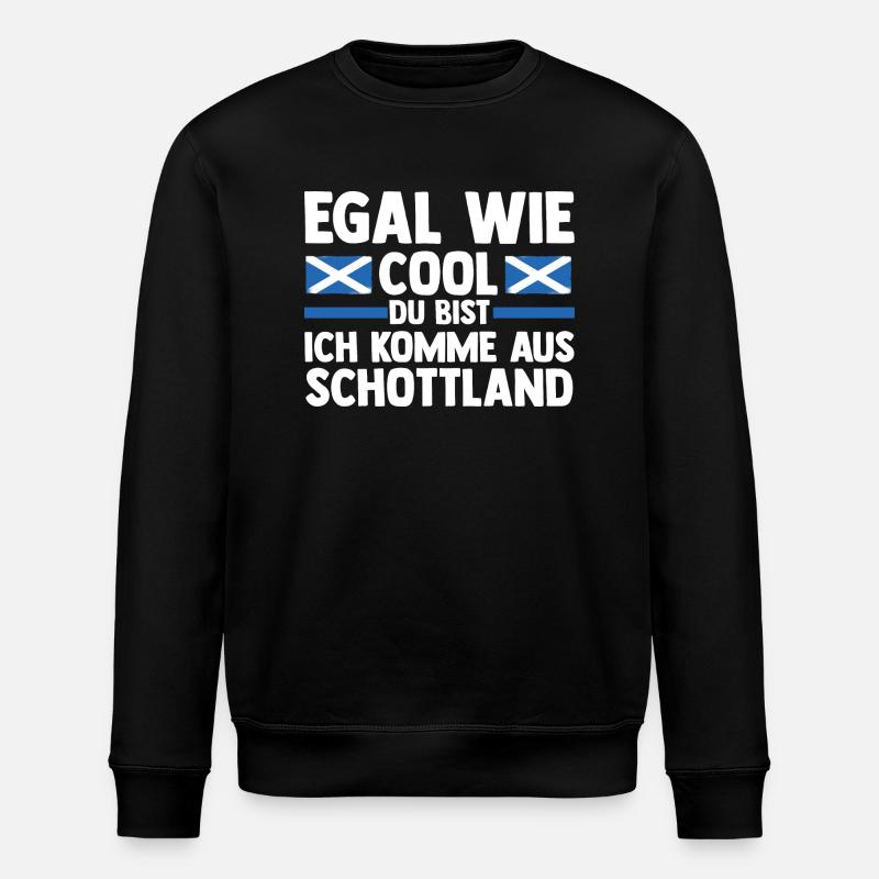 Ecossais Ecosse Ecosse Ecosse - Sweat bio ROLLER Stanley/Stella Unisexe - noir
