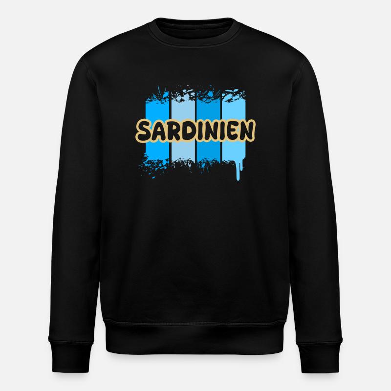 Sardaigne comme Sardaigne - Sweat bio ROLLER Stanley/Stella Unisexe - noir