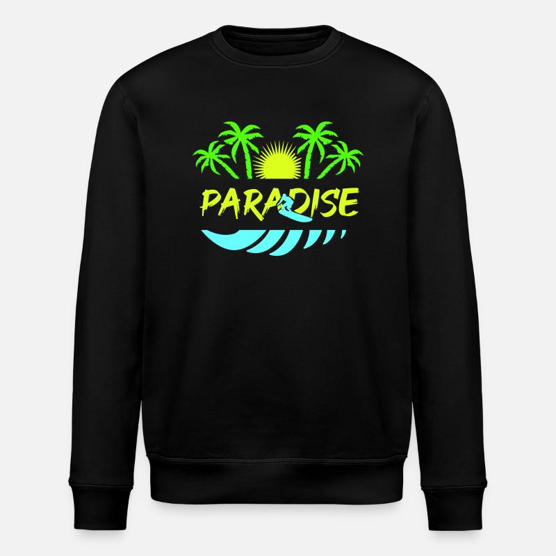 Paradis du surf - Sweat bio ROLLER Stanley/Stella Unisexe - noir