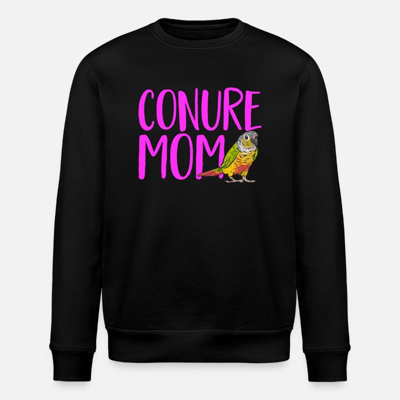 Perruche Molina Perroquet Perruche oiseau - Sweat bio ROLLER Stanley/Stella Unisexe - noir