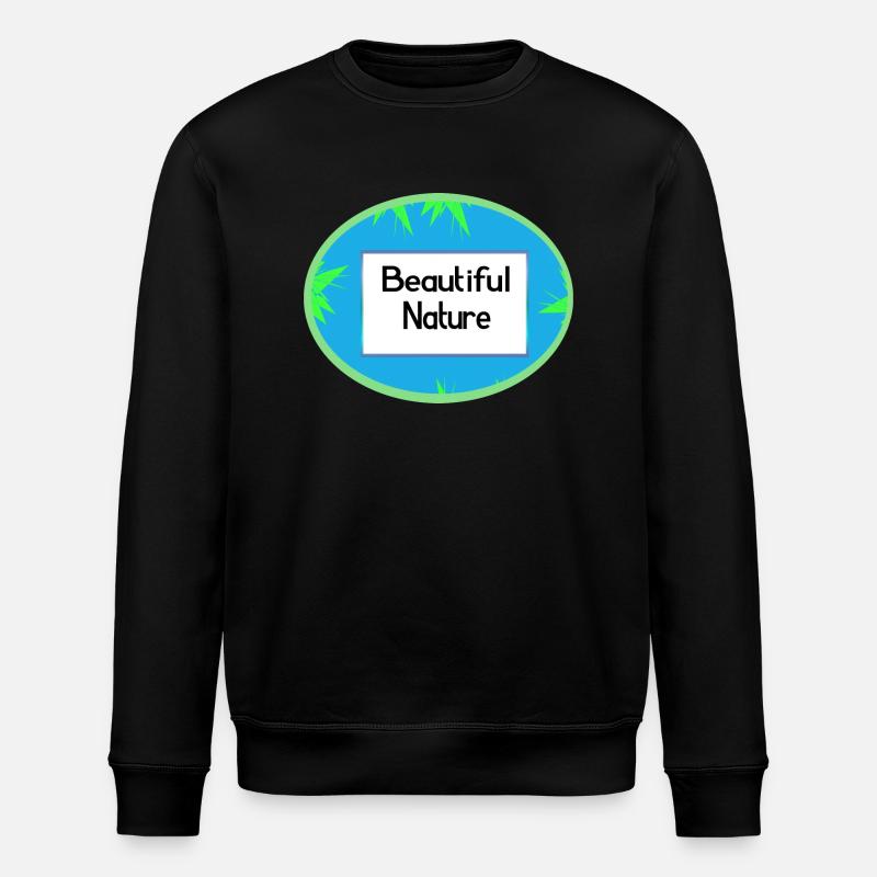 Beautiful Nature - Stanley/Stella Unisex Bio-Sweatshirt ROLLER - Schwarz