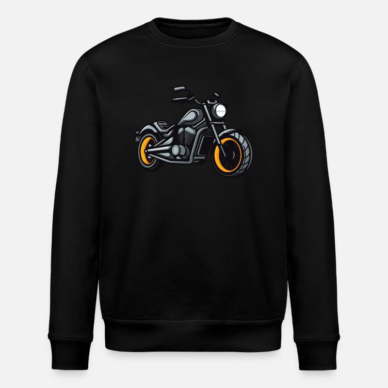 Motorrad Biker - Stanley/Stella Unisex Bio-Sweatshirt ROLLER - Schwarz