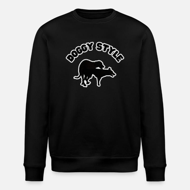 Levrette Grunge Noir - Sweat bio ROLLER Stanley/Stella Unisexe - noir