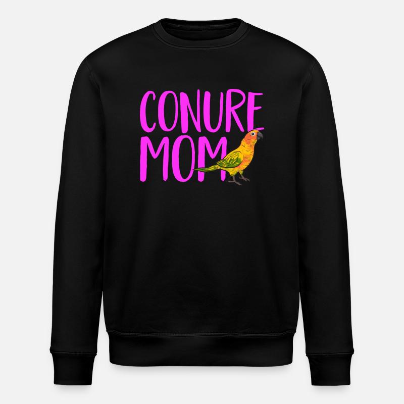 Parakeet, Parrot, Parakeet, Bird - Stanley/Stella ROLLER Unisex Organic Sweatshirt - black