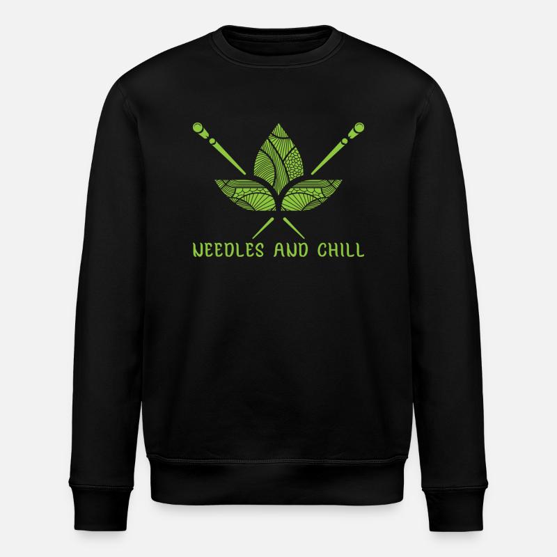 Akkupunktur - Stanley/Stella Unisex Bio-Sweatshirt ROLLER - Schwarz