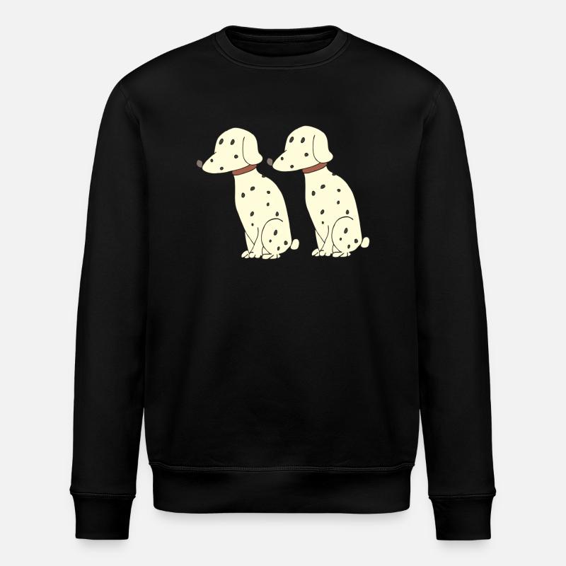 Double dalmate - Sweat bio ROLLER Stanley/Stella Unisexe - noir