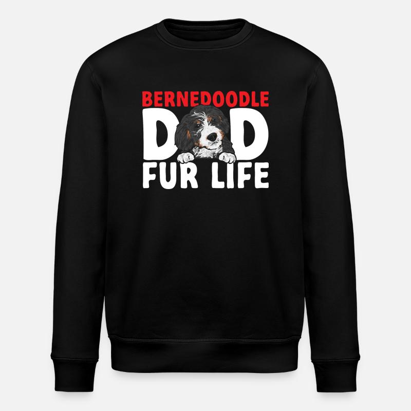 Chien Bernedoodle - Sweat bio ROLLER Stanley/Stella Unisexe - noir