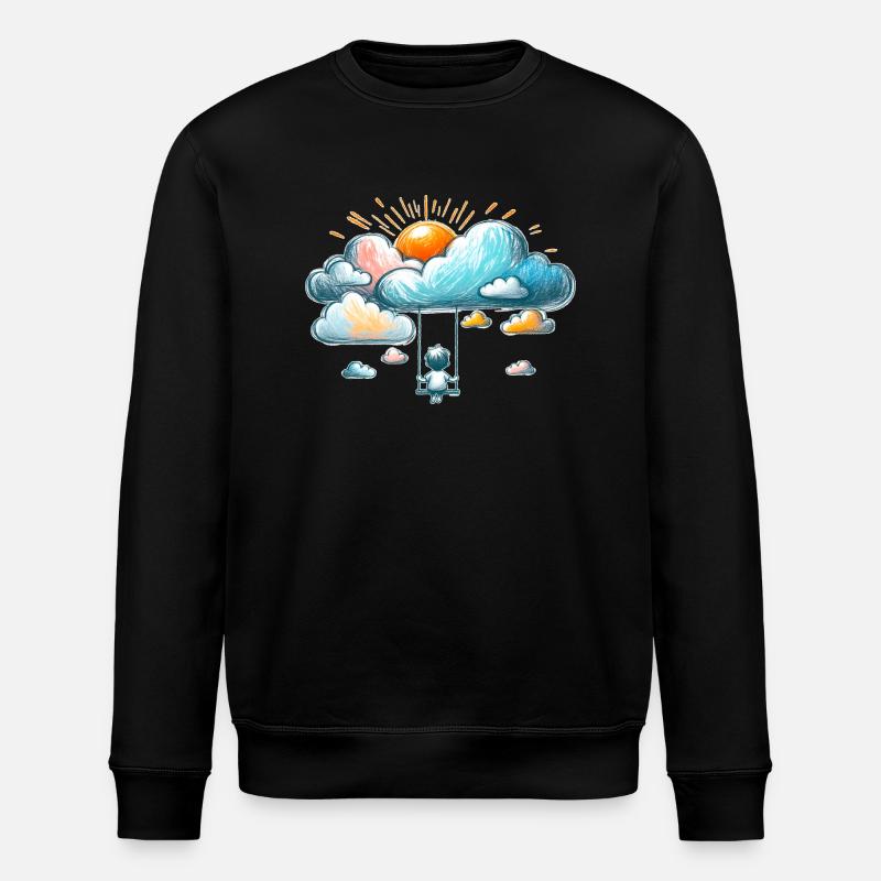 Traumland - Stanley/Stella Unisex Bio-Sweatshirt ROLLER - Schwarz