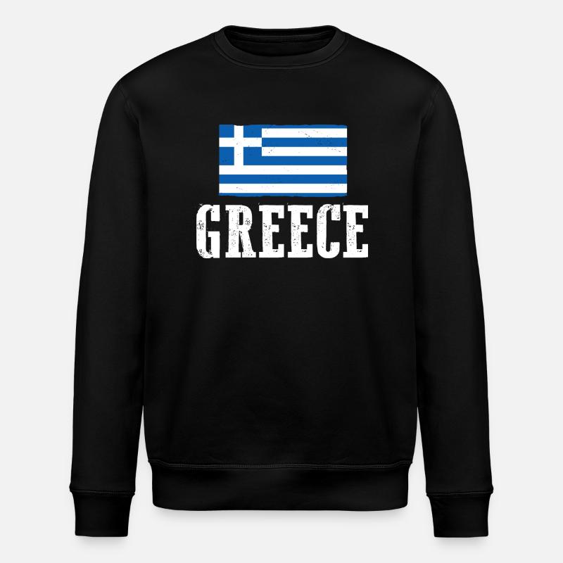 Grecs Grèce - Sweat bio ROLLER Stanley/Stella Unisexe - noir