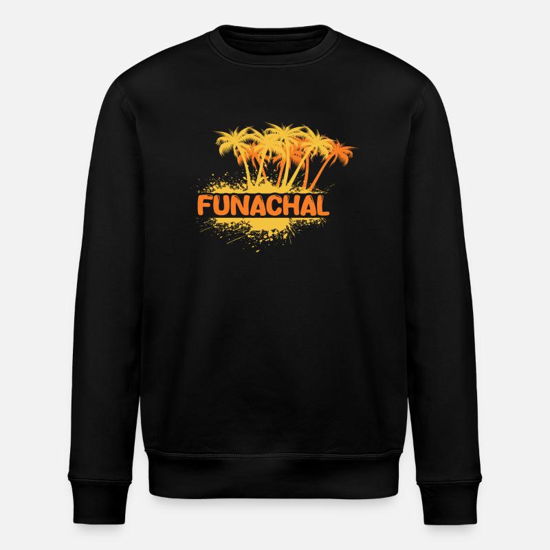 Geschenk für Funachal - Stanley/Stella Unisex Bio-Sweatshirt ROLLER - Schwarz