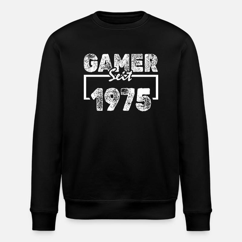 1975 - Stanley/Stella Unisex Bio-Sweatshirt ROLLER - Schwarz