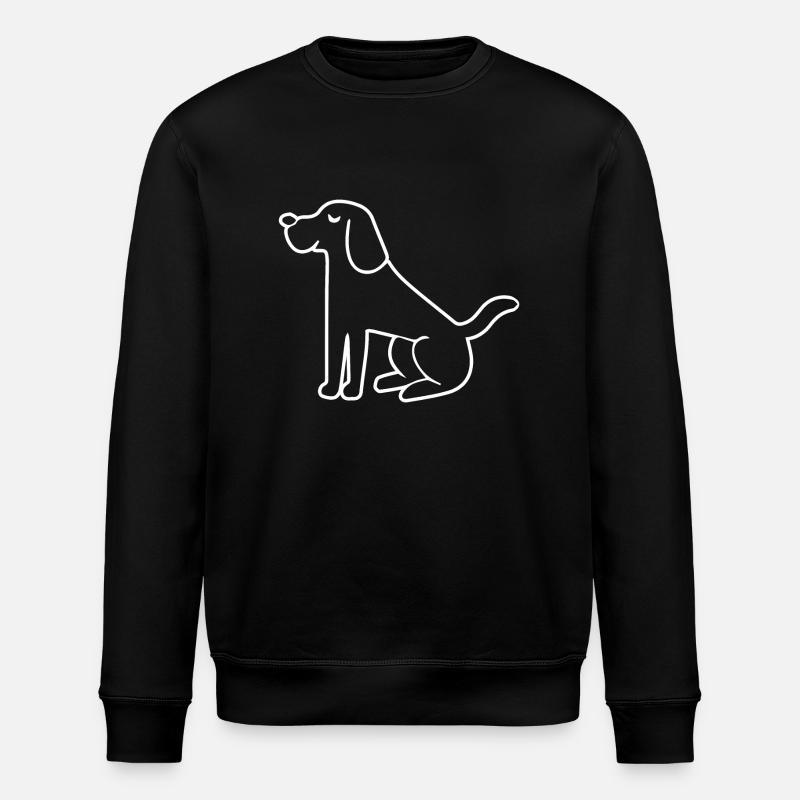 Hund - Stanley/Stella Unisex Bio-Sweatshirt ROLLER - Schwarz