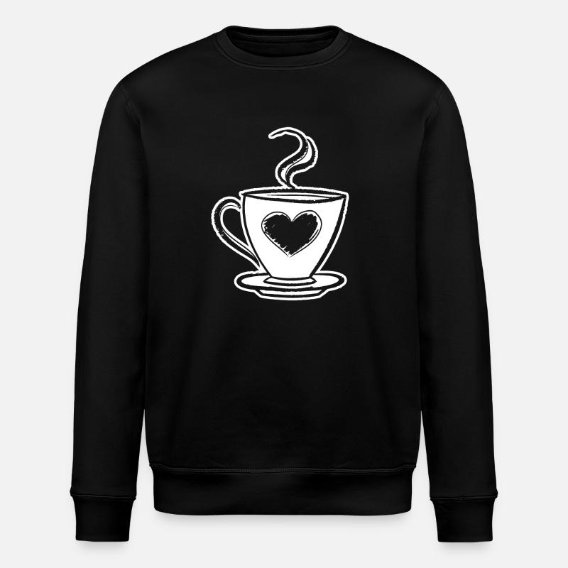 Café - Sweat bio ROLLER Stanley/Stella Unisexe - noir