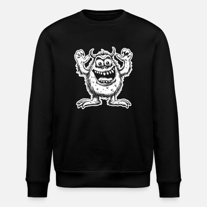 Monstre - Sweat bio ROLLER Stanley/Stella Unisexe - noir