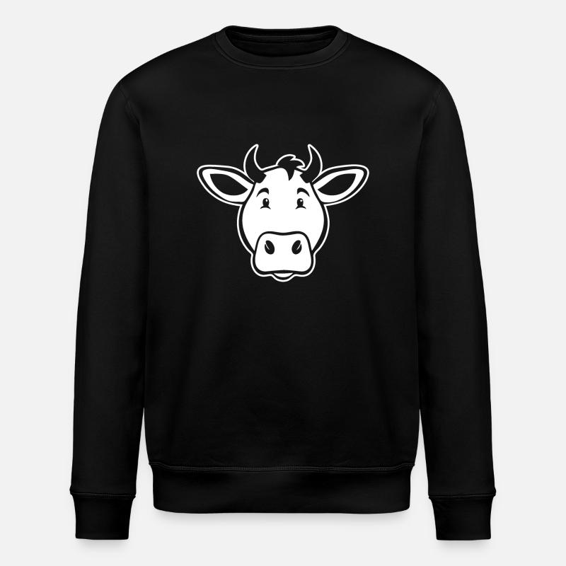 Vache Vaches - Sweat bio ROLLER Stanley/Stella Unisexe - noir