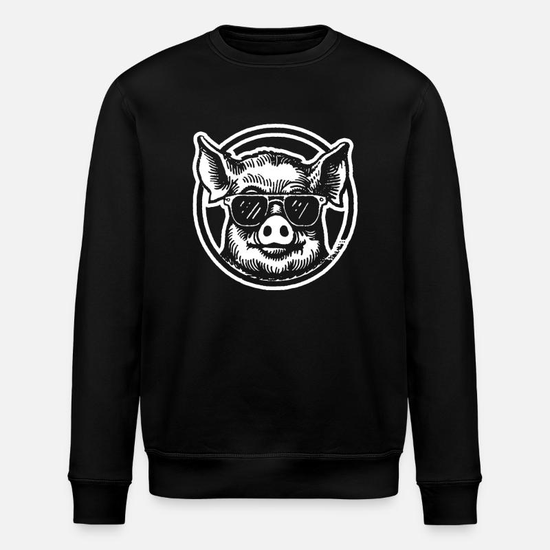 Cochon Cochon - Sweat bio ROLLER Stanley/Stella Unisexe - noir