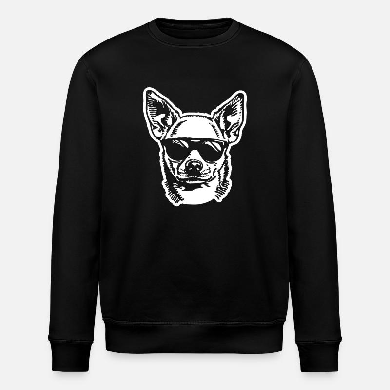 Chihuahua - Stanley/Stella Unisex Bio-Sweatshirt ROLLER - Schwarz