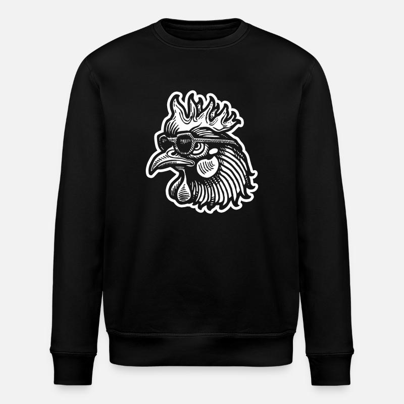 Poulailler - Sweat bio ROLLER Stanley/Stella Unisexe - noir