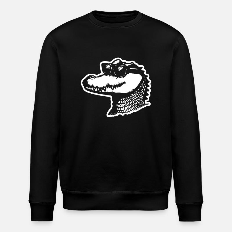 Crocodile Alligator - Sweat bio ROLLER Stanley/Stella Unisexe - noir
