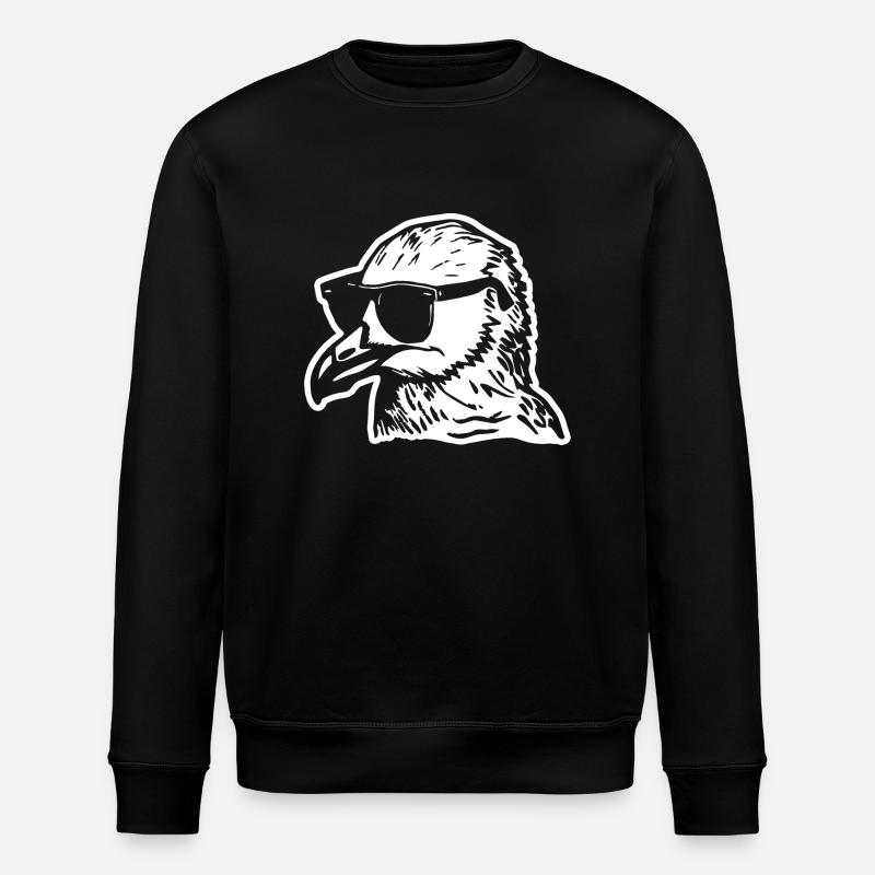 Gull - Stanley/Stella ROLLER Unisex Organic Sweatshirt - black