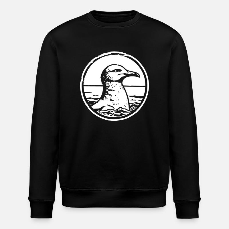 Mouette - Sweat bio ROLLER Stanley/Stella Unisexe - noir