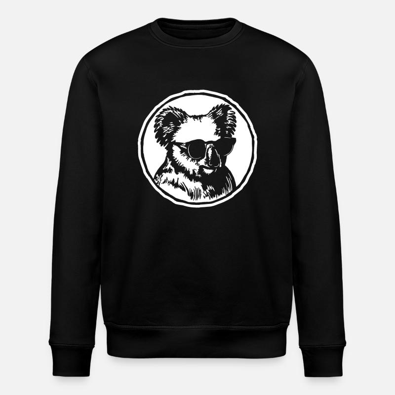 Koala - Stanley/Stella ROLLER Unisex Organic Sweatshirt - black