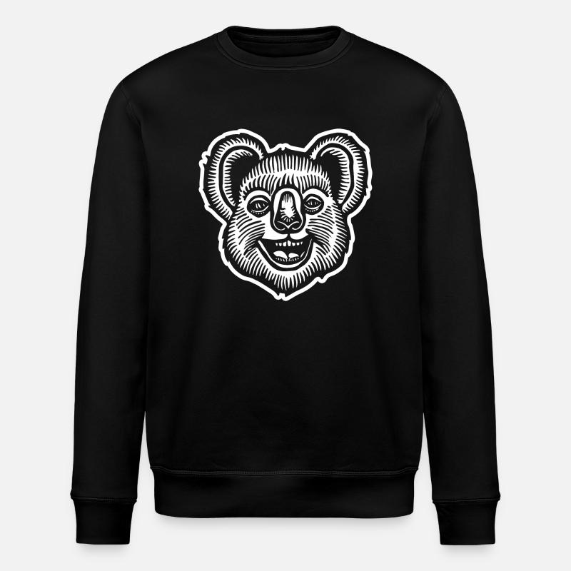Koala - Stanley/Stella ROLLER Unisex Organic Sweatshirt - black