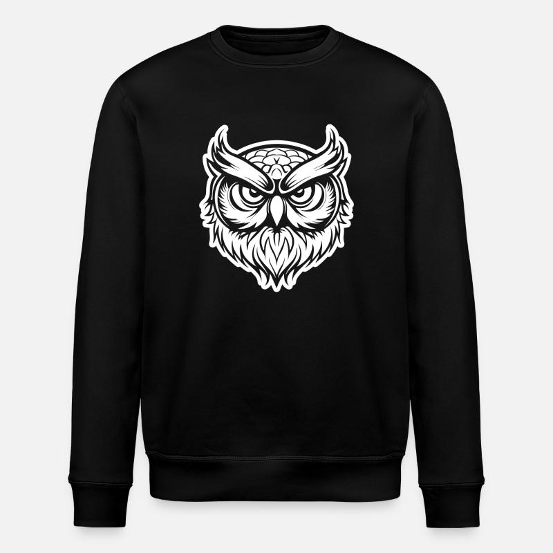 Hibou - Sweat bio ROLLER Stanley/Stella Unisexe - noir