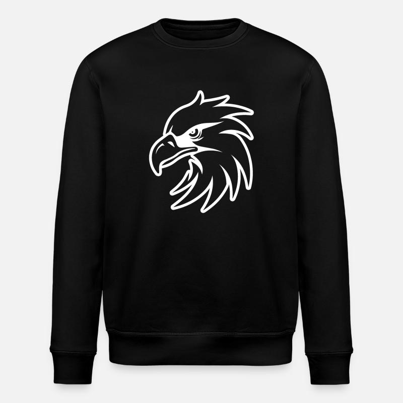 Aigle Tête d’aigle - Sweat bio ROLLER Stanley/Stella Unisexe - noir