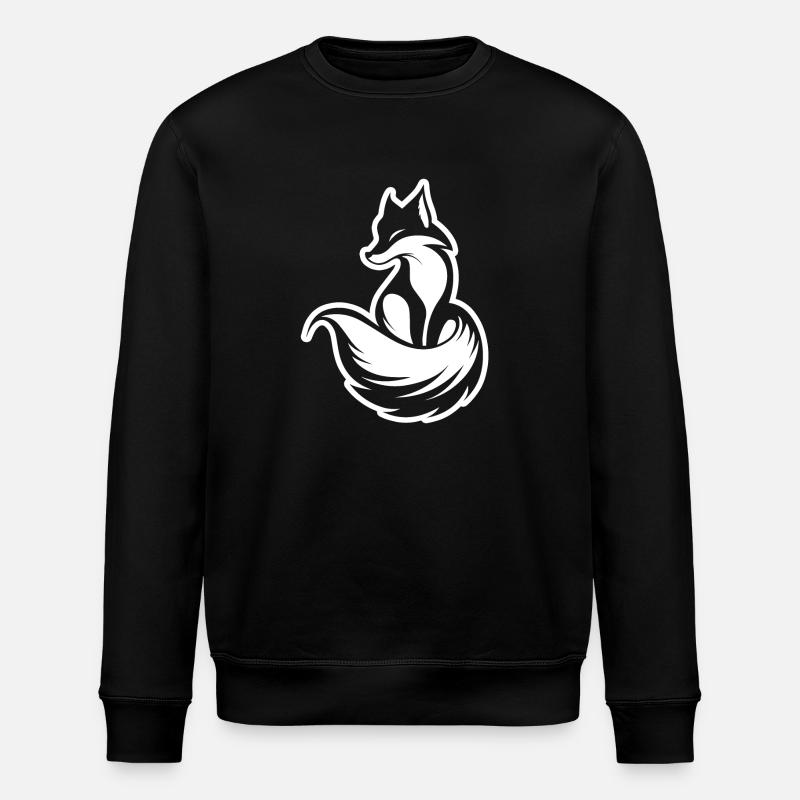 Fuchs Füchse - Stanley/Stella Unisex Bio-Sweatshirt ROLLER - Schwarz