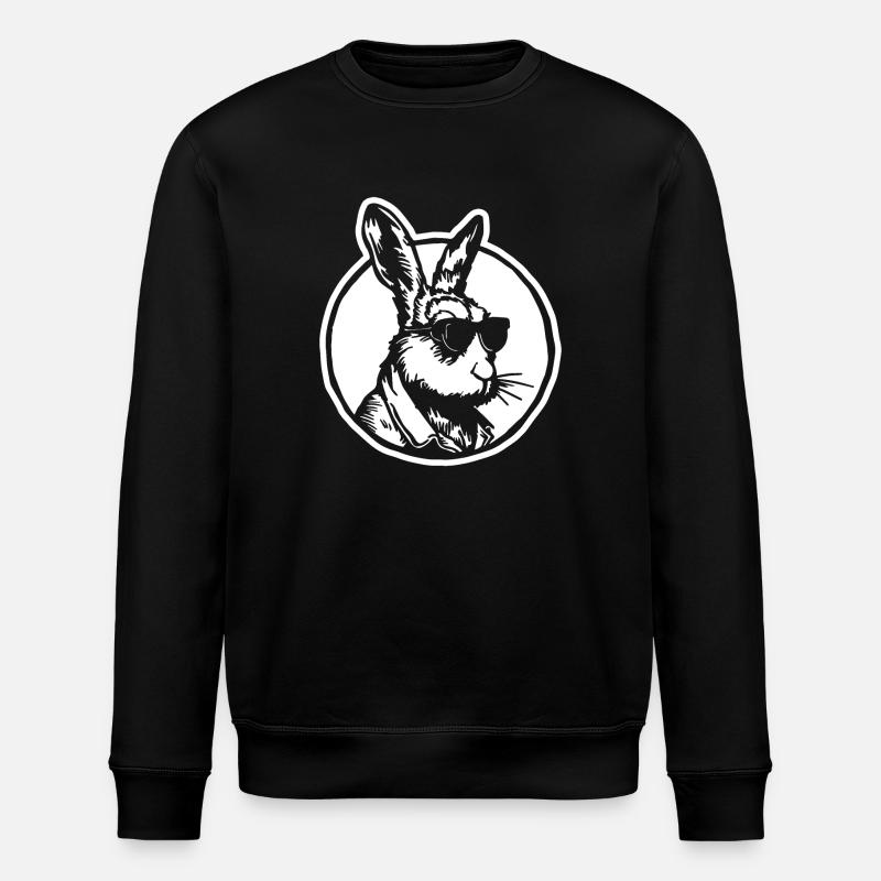 Rabbit Rabbit - Stanley/Stella ROLLER Unisex Organic Sweatshirt - black
