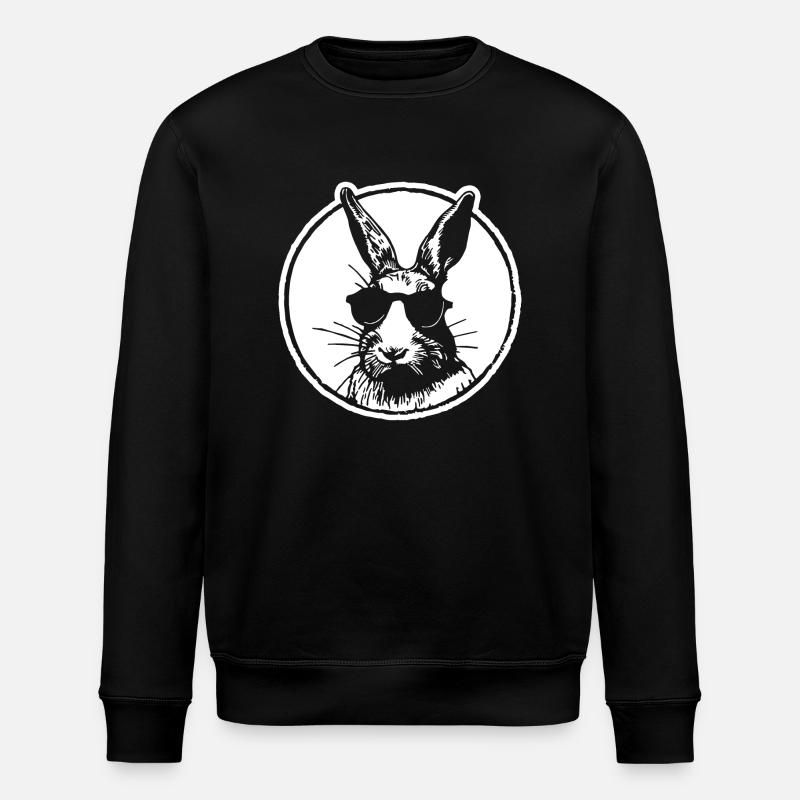 Rabbit Rabbit - Stanley/Stella ROLLER Unisex Organic Sweatshirt - black