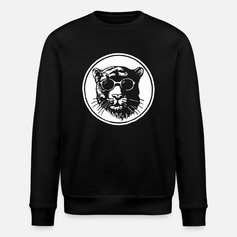 Panthère - Sweat bio ROLLER Stanley/Stella Unisexe - noir