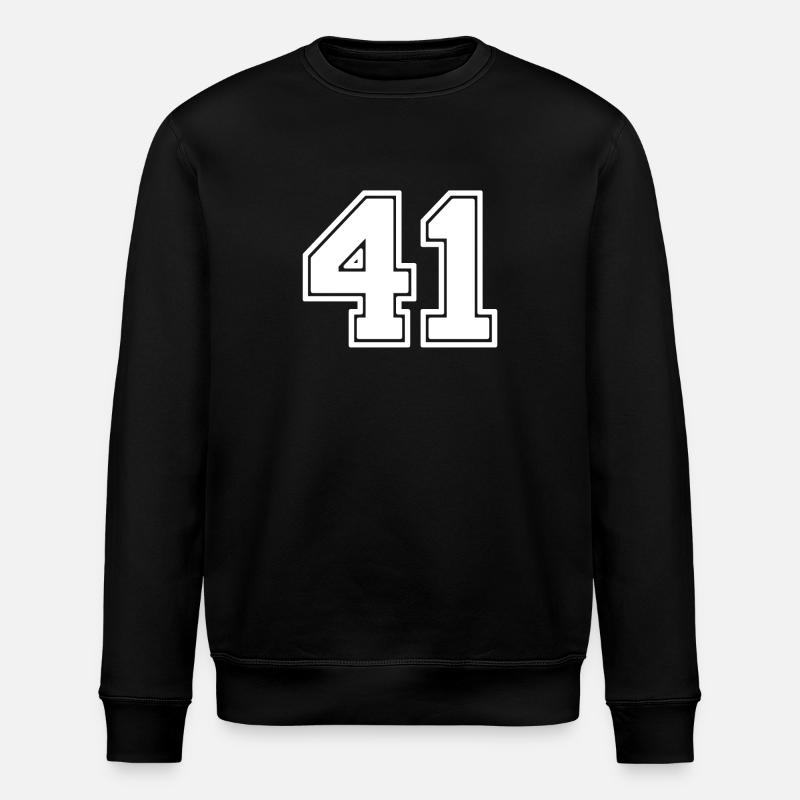 Nummer 41 - Stanley/Stella Unisex Bio-Sweatshirt ROLLER - Schwarz