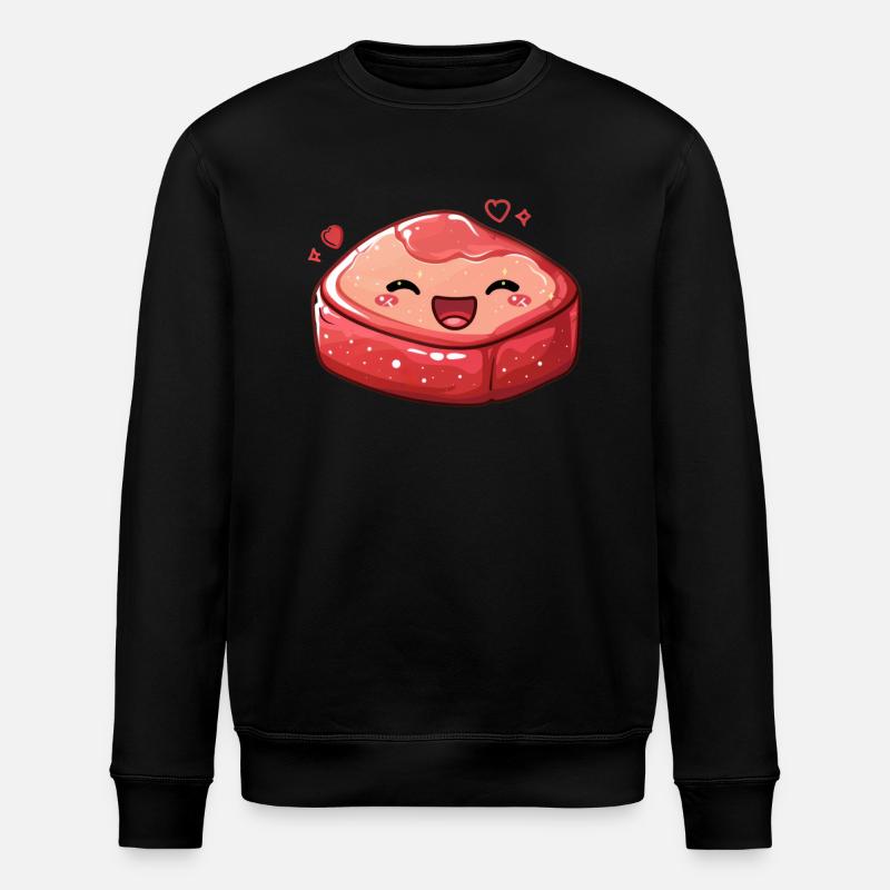 Steak sucré aux yeux écarquillés - Sweat bio ROLLER Stanley/Stella Unisexe - noir