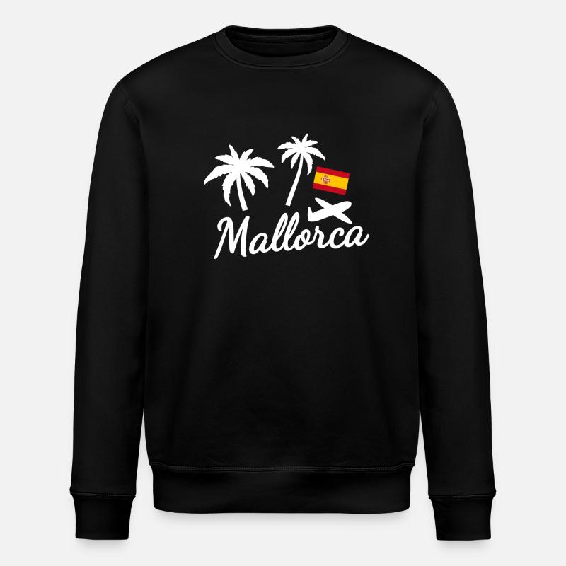Majorca - Stanley/Stella ROLLER Unisex Organic Sweatshirt - black