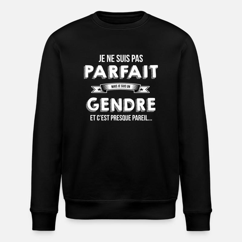 gendre cadeau humour - Sweat bio ROLLER Stanley/Stella Unisexe - noir