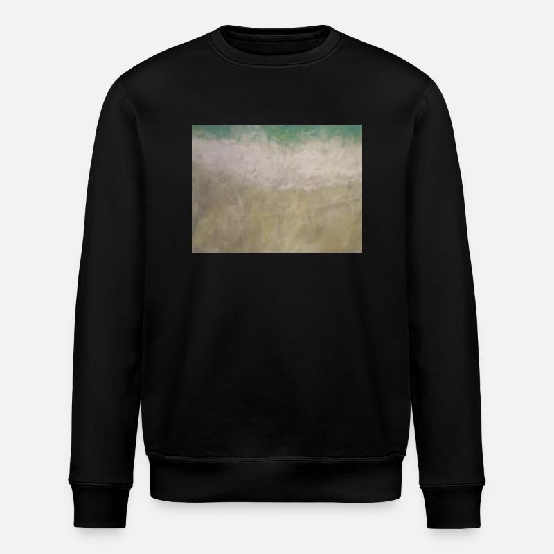 Welle trifft Strand - Stanley/Stella Unisex Bio-Sweatshirt ROLLER - Schwarz