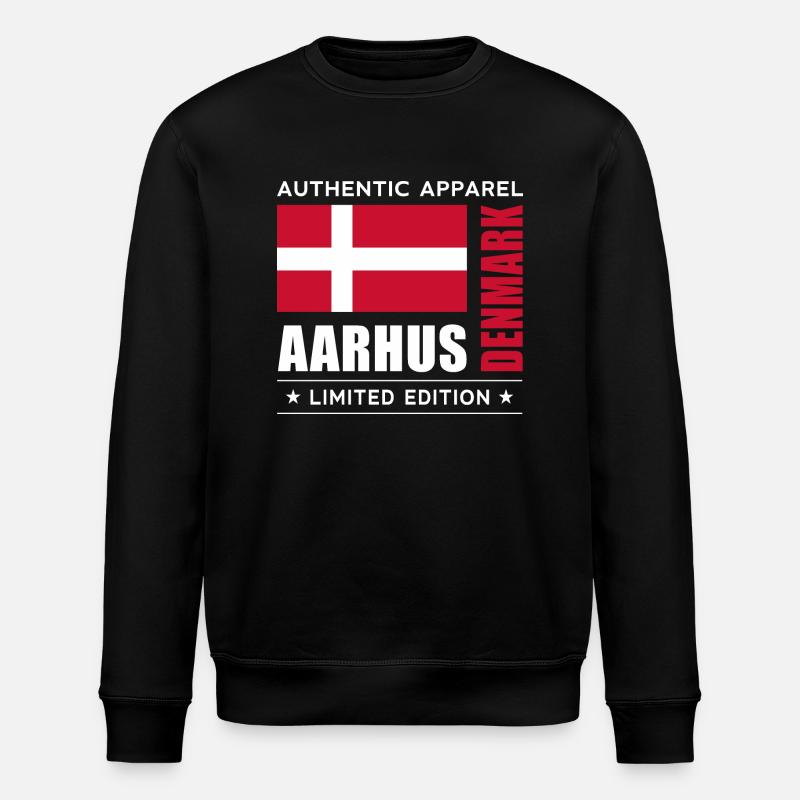 Aarhus - Stanley/Stella ROLLER Unisex Organic Sweatshirt - black