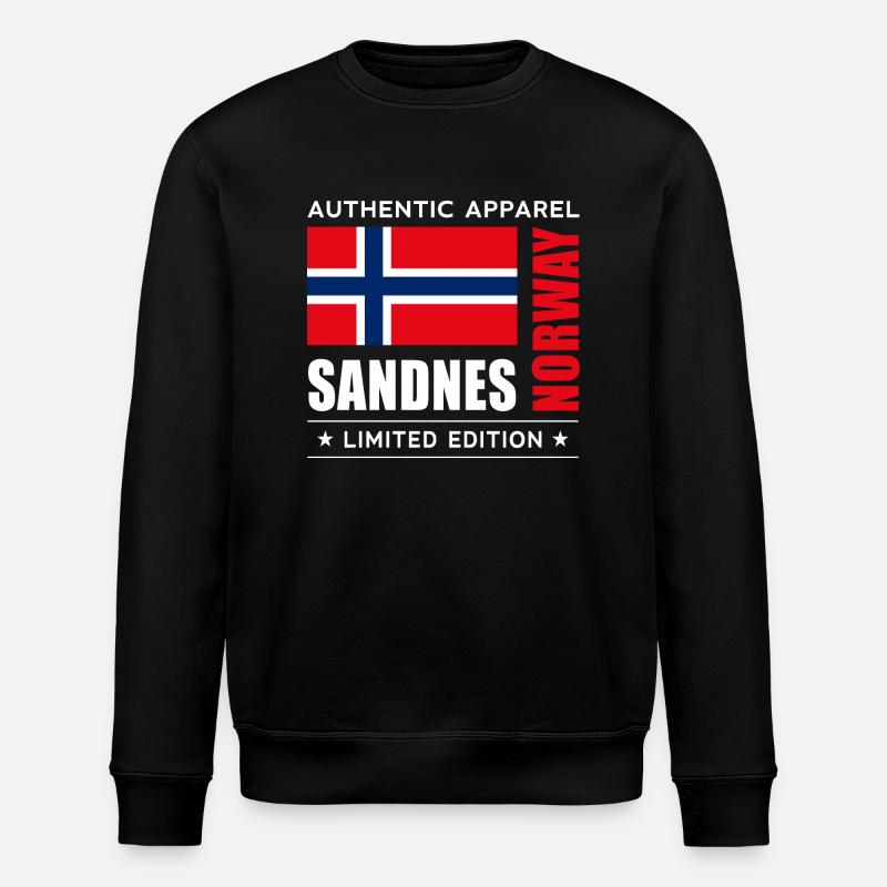 Sandnes - Stanley/Stella Unisex Bio-Sweatshirt ROLLER - Schwarz